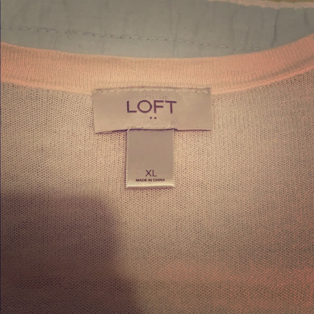 The loft sweet peach color